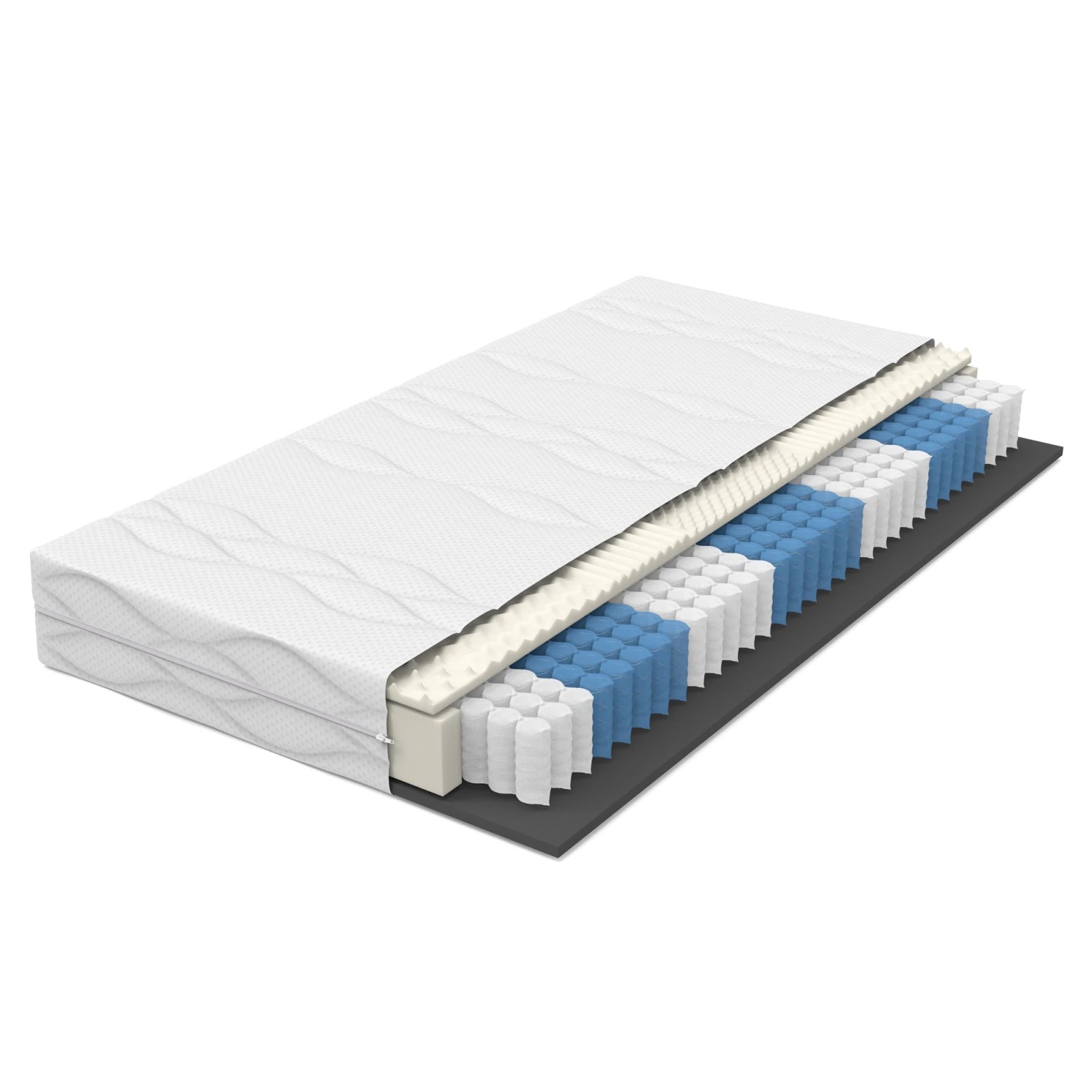 Rosahqnda Matratze 90/120/140 x 200 cm Taschenfederkernmatratze Festigkeitsstufe H3,7 Zonen Matratze Höhe 20 cm Schaumstoffmatratzen, kein Bett – Detail 18