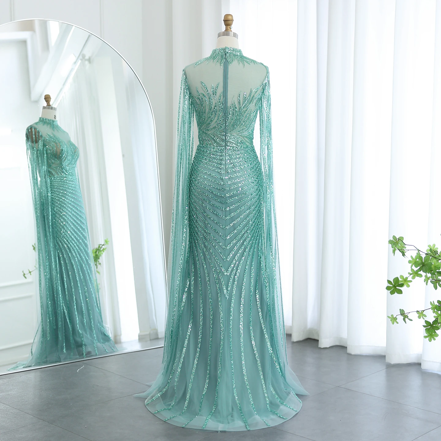 Sc0dd3c41ac924b1ca7bfd97470dccb78c Saudi Arabia Caramel Mermaid Evening Dress with Cape Sleeves Luxury Dubai Women Wedding Guest Party Gowns Mallzona