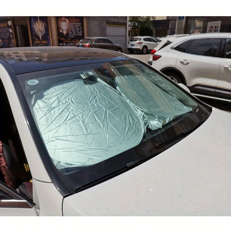 Parasole per Auto, Ombrelli Parasole per Parabrezza Anteriore Estivi, Protezione Solare e UV, Protezione Interna dei Veicoli - immagine 4