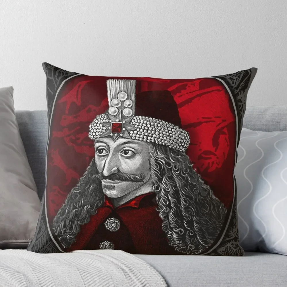 

Vlad Dracula Gothic Throw Pillow Luxury Living Room Decorative Cushions Pillow Case Christmas ornamental pillows