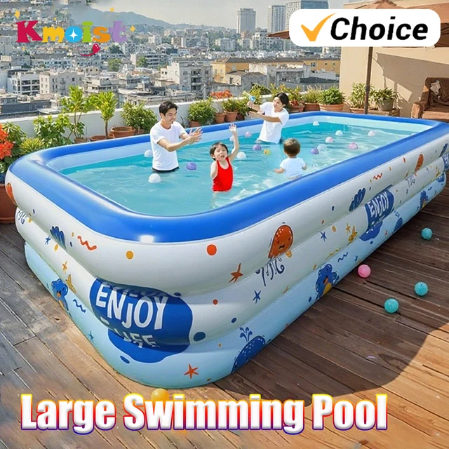 Piscine gonflable 1.5/1.8/2.1/2.6/3 mètres, intérieur et extérieur, Portable, jouets d'eau pour enfants 1