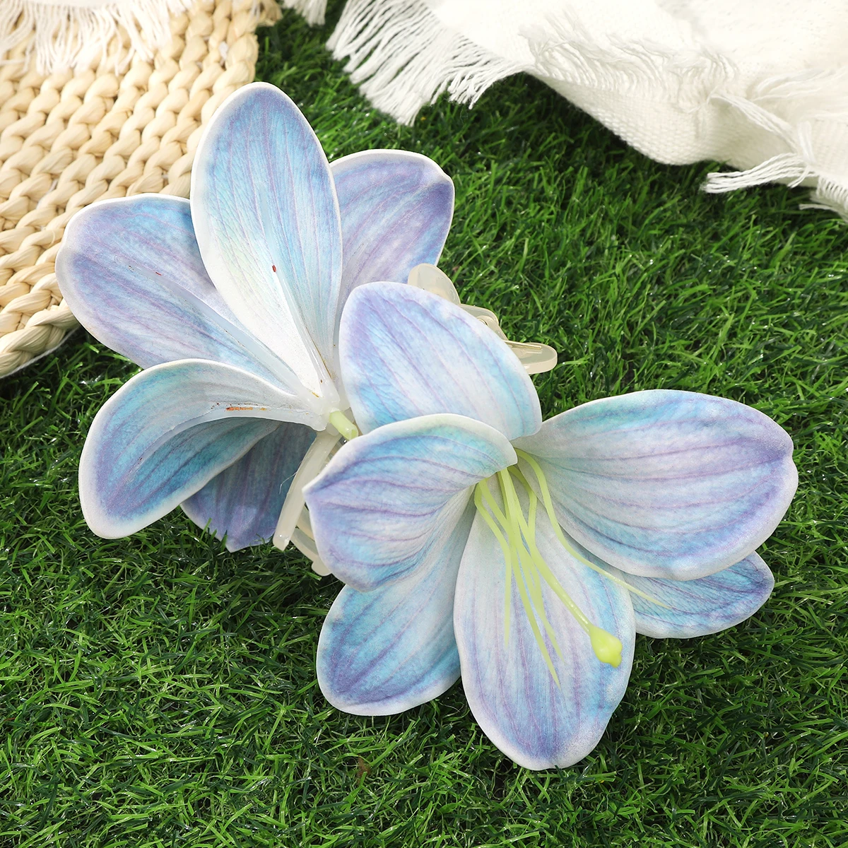 Flower Bohemia Hair Claw Girls Sweet Holiday Hawaii Side Clip Hairpin For Women Fashion Headwear Hair Accessories Gift