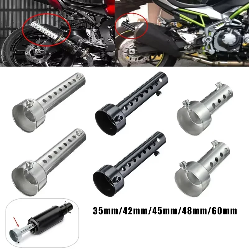 Motorcycle Exhaust Can Muffler Insert Baffle slip-on Universal 35mm 42mm 45mm 48mm 60mm DB Killer Stainless Steel