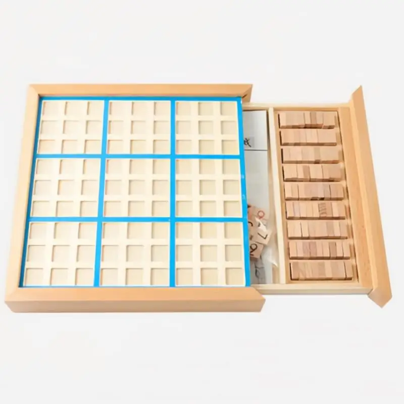 Wooden Toys Sudoku Crosswords Montessori Educational Digits Inference Logic Games Latin Square Math Puzzles Number Place Games