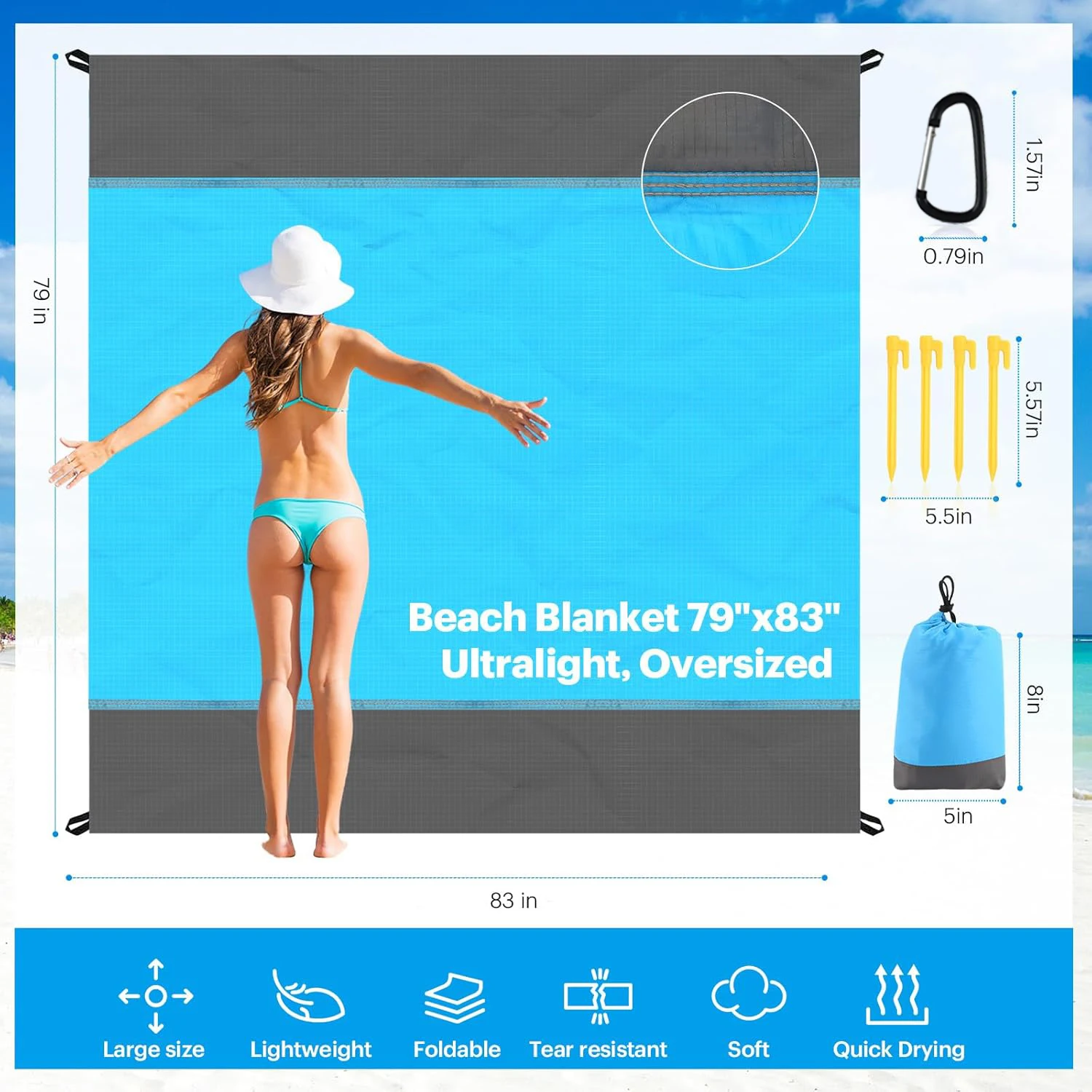 Waterproof Beach Blanket 4