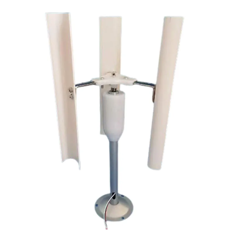 

Vertical axis wind turbine model three-phase permanent magnet generator windmill toy night light production DIY display