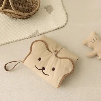 Fasciatoio portatile da viaggio per bambini, fasciatoio pieghevole, materasso per allattamento, materassino per culla traspirante, essenziale per neonati