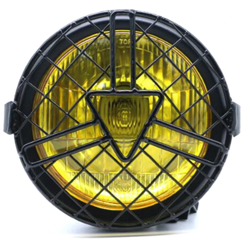 

Universal Motorcycle head light lamp Retro Modified Mesh