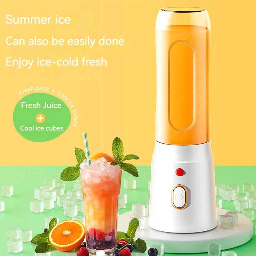 Juice Blender Fruit Juicer Juice Maker Blender 500ML Portable Electric Blender 40W USB Rechargeable Cordless Juicer High Powerful for Smoothie Milkshake Juice Food