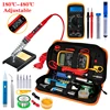 Temperature Electric Soldering Iron Kit 110V 220V 80W LCD Solder Welding Tools With XL830L Multimeter Welding Tool Kit 1