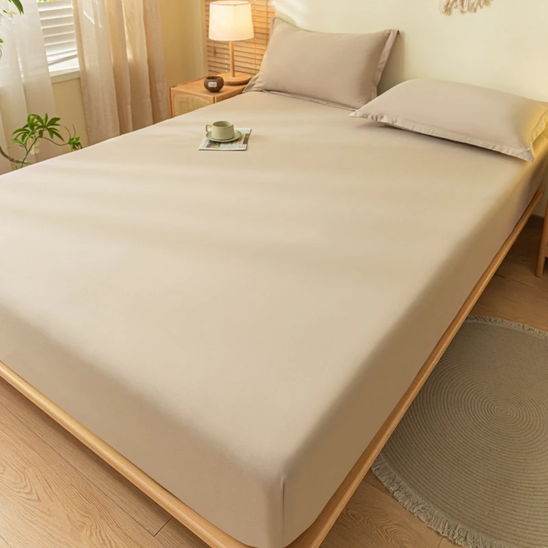 Luxurious Soft Cotton Fitted Bed Sheet with Elastic Band - Premium Mattress Cover