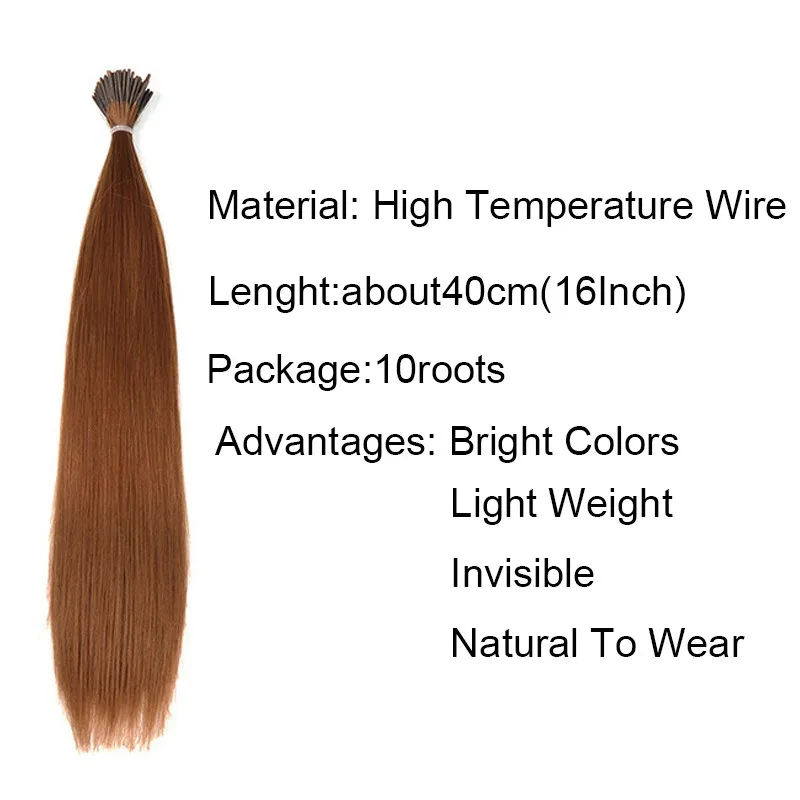 Multicolour Colour Wigs Chemical Fibre Hair Extensions High Temperature Silk No Trace Invisible Wig Extension Piece BBF