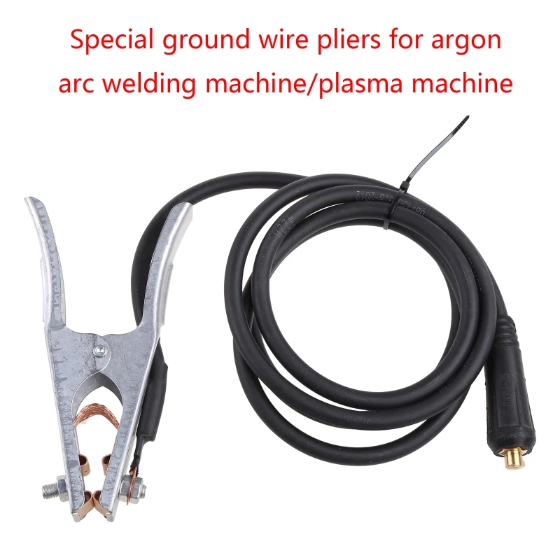 200-Amp Welder Electrode Holder Stick Rod Stinger Copper Plier Electrode Clamp 2 Meter Long Cable For Welding Machine