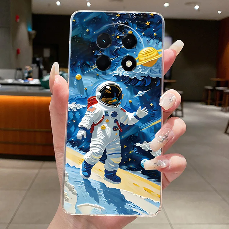 Aesthetic Cute Cat Cartoon Soft Silicone Transparent Phone Case Cover