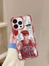  Anime Slam Dunk Transparent Phone Case For Xiaomi Mi 13 12 11 10 lite 11i 12S Poco M3 M4 F3 MIX 3 4 Pro Ultra 5G 4G Cover 