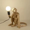 Resin Monkey Table Lamp Sitting Monkey Light Indoor Table Light Fixture Decor 4