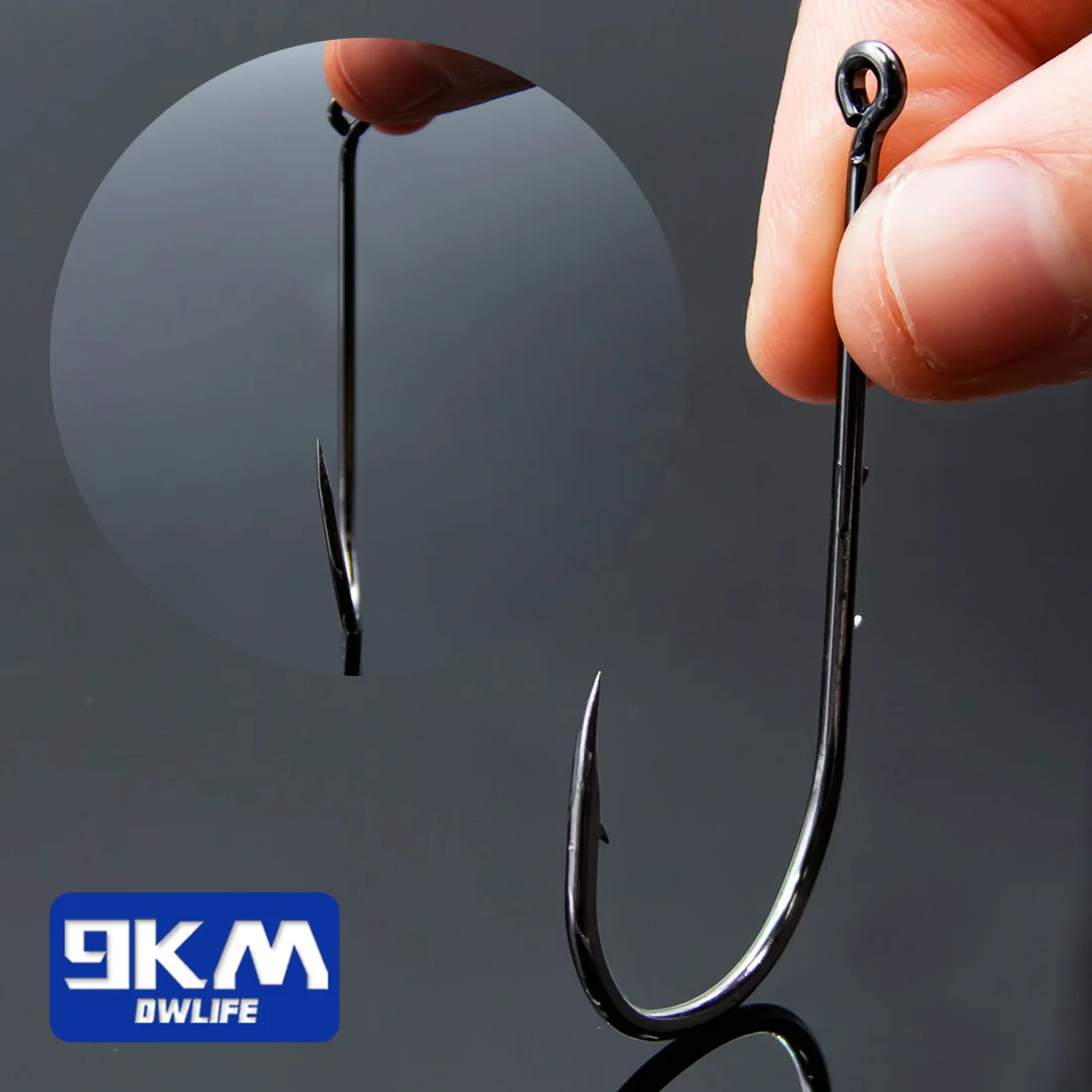 9KM Baitholder Fishing Hooks Sea Barbed Fishing Lures Shank Beak Live Bait  Holder Carp Fishing Jig Worm Hooks Accessories Tackle