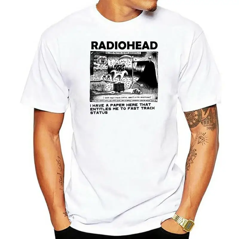 

Radiohead North America Tour Concert Tshirt White size S to 3XL