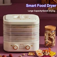 Household 220V 5-layer Smart Fruit Dryer Food Dehydrator Multi-functional Meat Tea Dehydration Pet Snack Food Dehydration Dryer 1