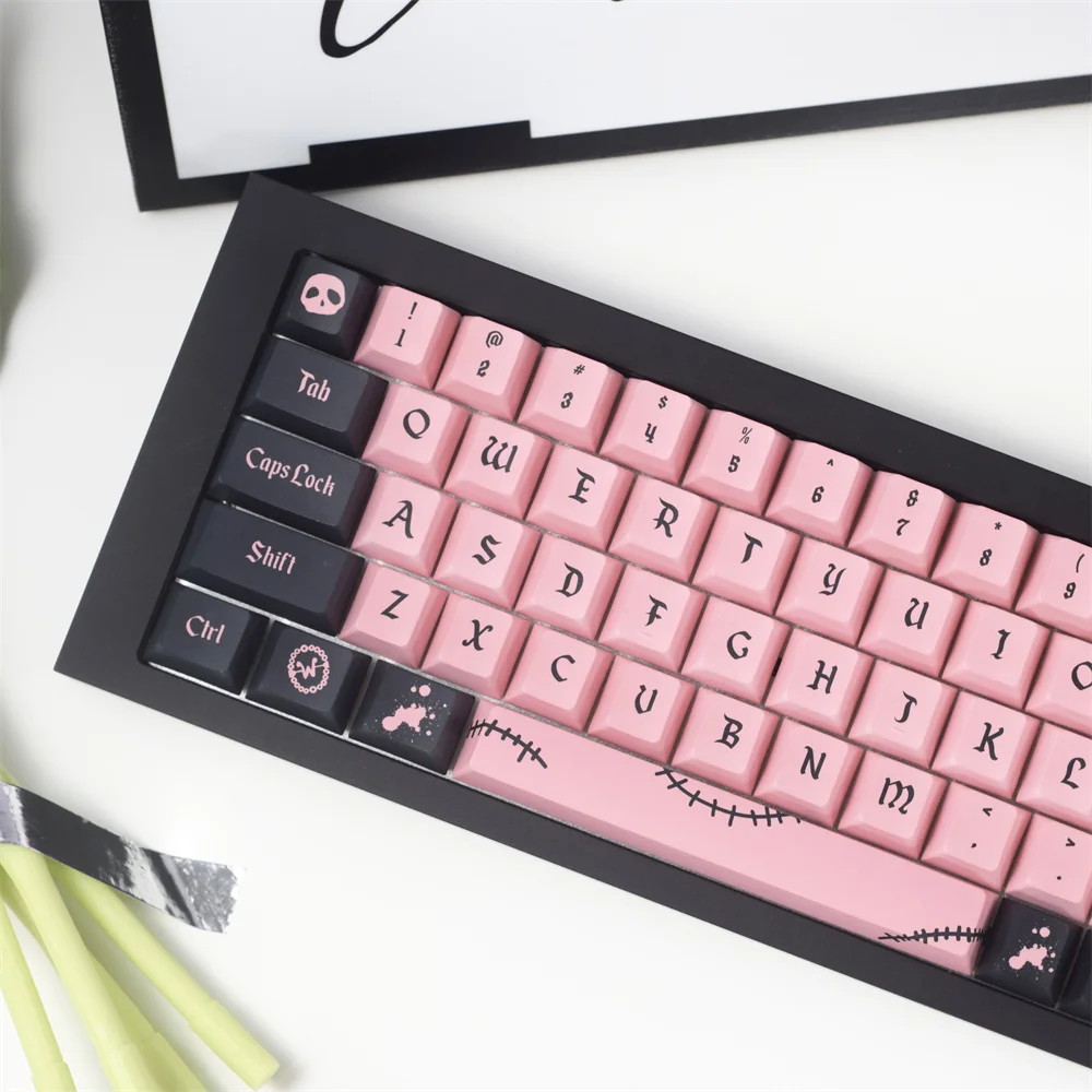 142 Teclas PBT Keycap Cereja Perfil 5