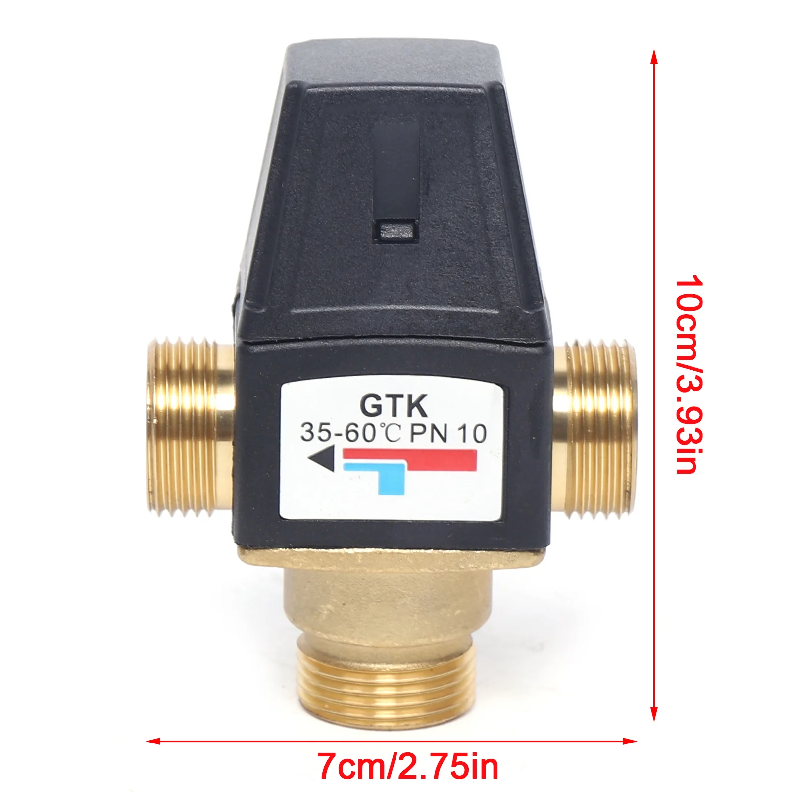 GTK Series Thermostatic Water Mixing Valve DN20 3-way Scaling Prevention, Safety Protection and Constant Temperature Control