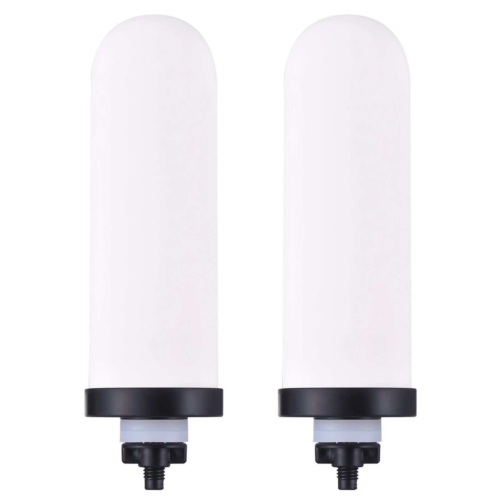 2pcs Ceramic Filter Candle with Activated Carbon Compatible with Gravity Water Filter System
