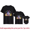 New Castle Mickey Minnie Family Matching Shirts Cotton Father Mother Kids First Disney Trip Tshirt Funny Disneyworld Tees Tops 3