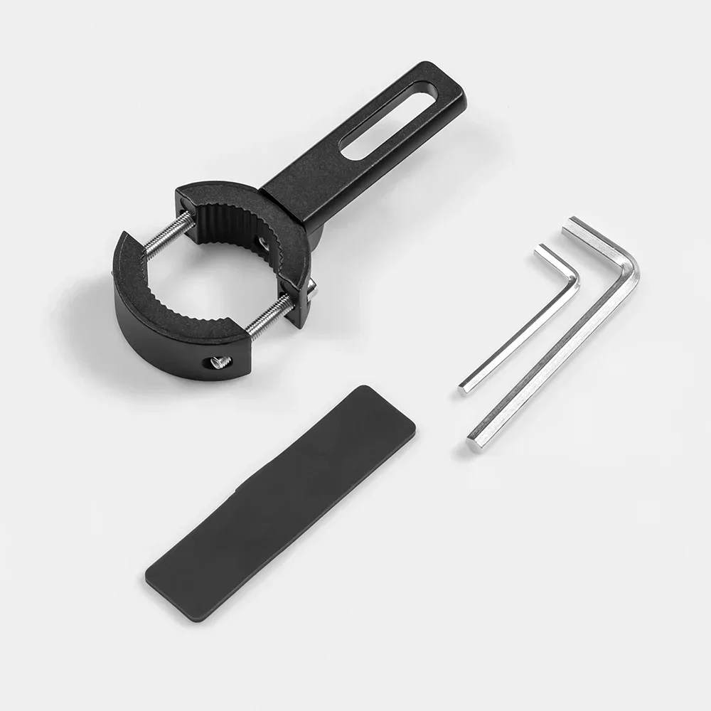 2 Staffe Universali Per Luci Moto - In Lega Di Alluminio - Per Fendinebbia E Luci Ausiliarie - Facile Montaggio - Foto 3