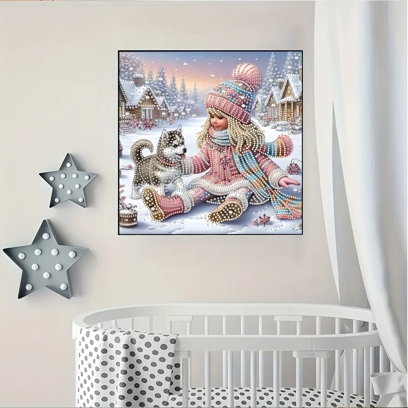 5D DIY Diamond Art Painting Set, Handmade Crafts, Special Shaped Diamonds Add Three-Dimensional Effect, Can Be Completed Alone o - 5