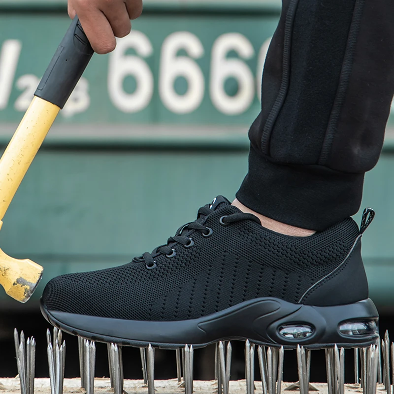 Men Safety Shoes Boots Work Sneakers Male Security Footwear safety shoes men shoes