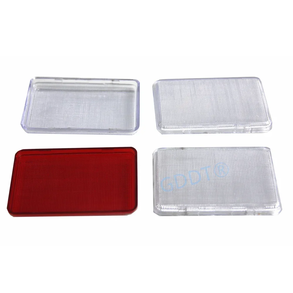 2 Pieces Door Lamp Cover for Pajero MB337920 V20 V70 Door Light Cover for Montero V60 V30 Red Shogun Sport K90 V40