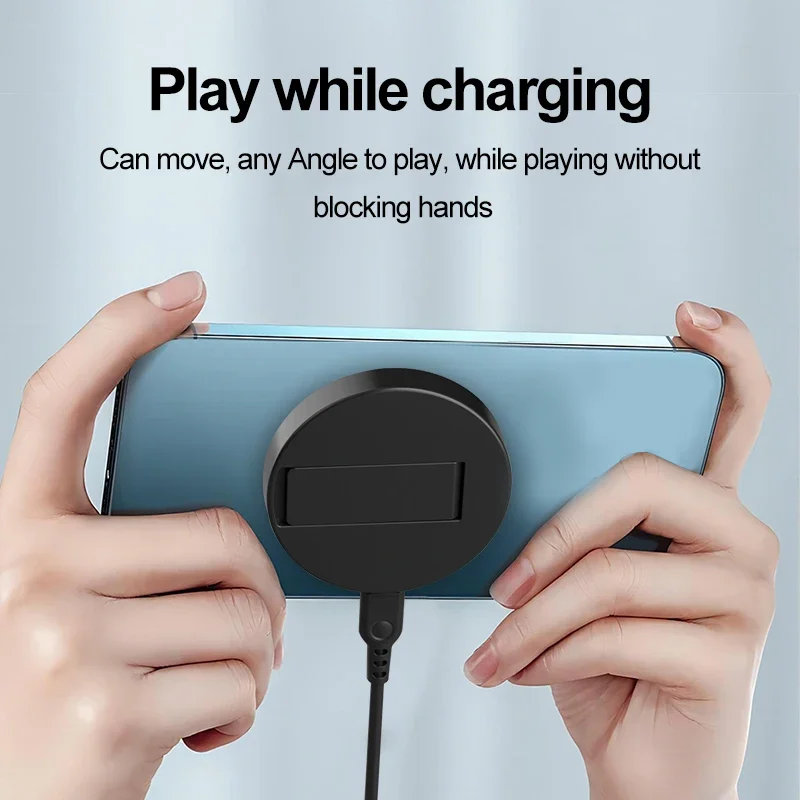 30W Wireless Charger For iPhone 15 14 13 12 Pro Max Fast Charging Pad Ultra Thin Holder Stand