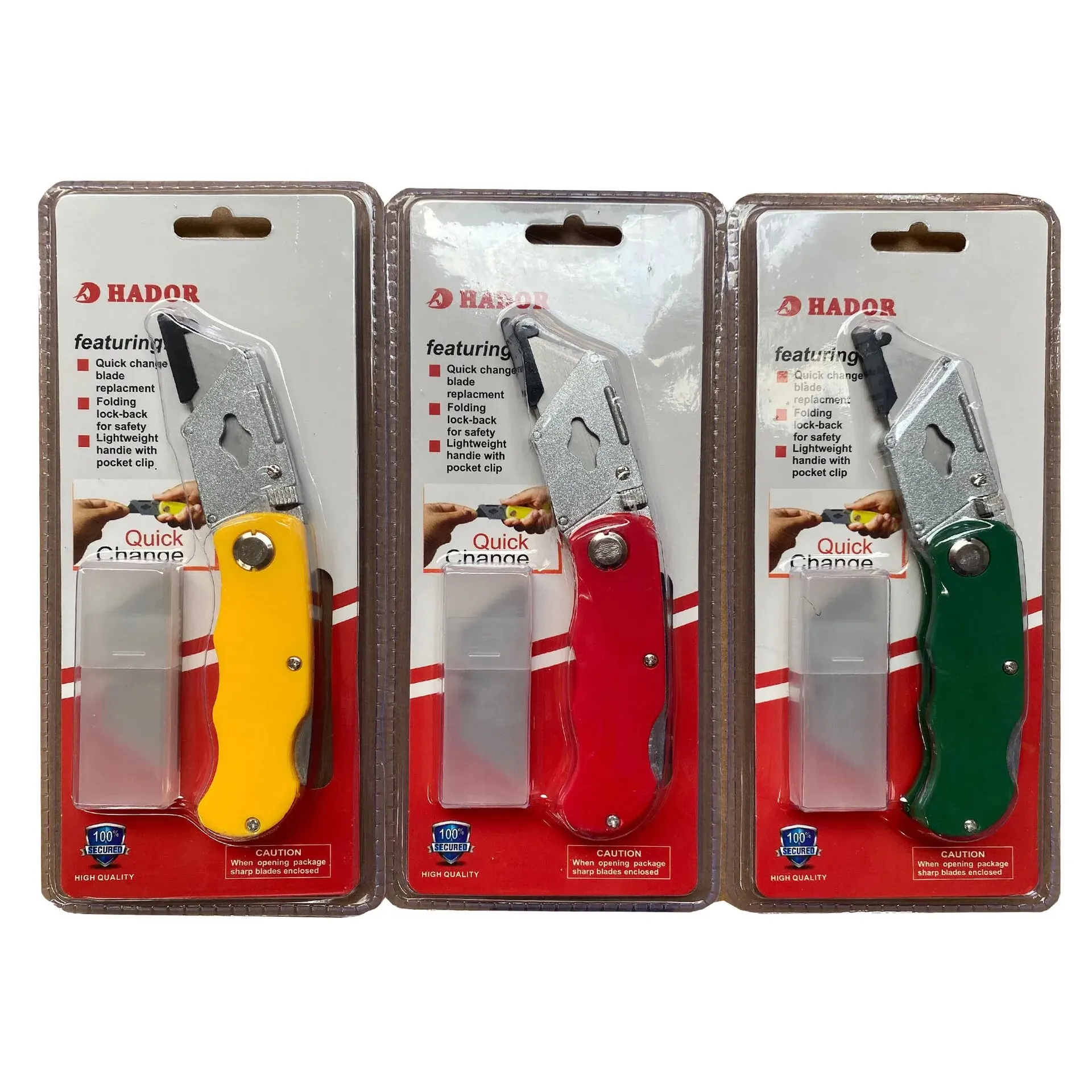 Art Knife Folding Art Knife 5 Blades Quick Change Box Opener for Household Office