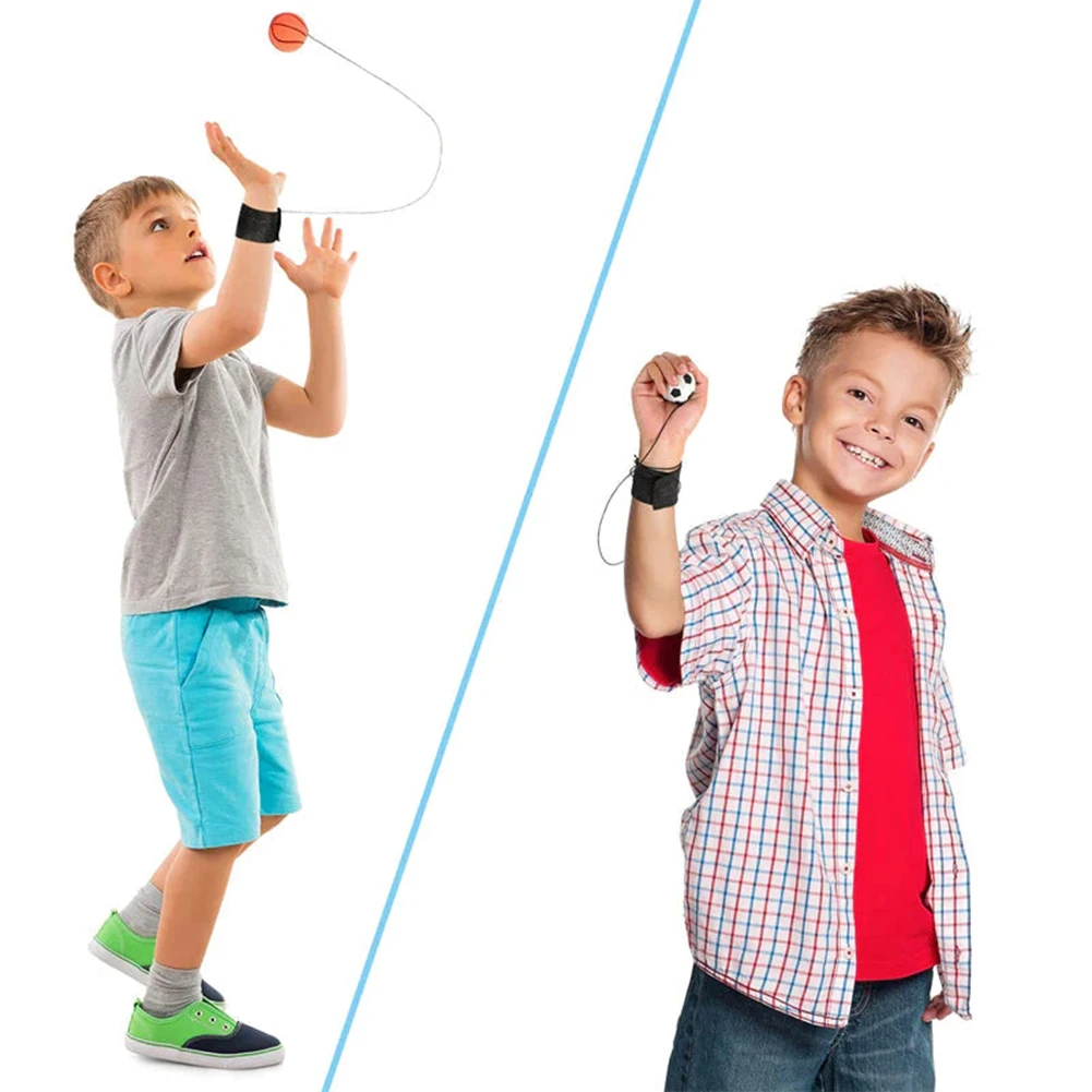 

Wrist Return Ball Sports Toy For Kid Durable Easy Playing Ball Toy For Kids Adults Elderly