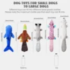 Dog Squeaky Toys, Crinkle Plush Dog Toys, No Stuffing Dog Toys for Small Medium Large Dogs, Stuffless Puppy Toys for Boredom 2