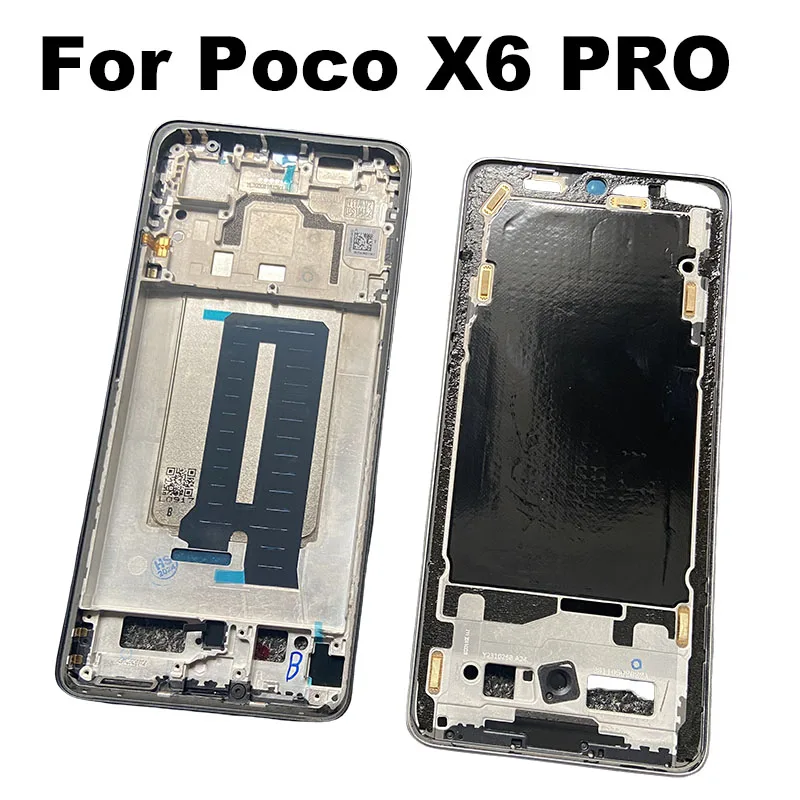 

Для Xiaomi Poco X6 Pro 5G средняя рамка ЖК передняя панель корпус + кнопки Запчасти для смартфона