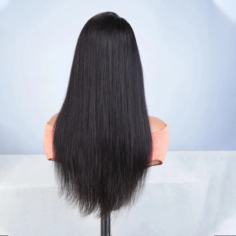 Lace Front Human Hair Wig - 5