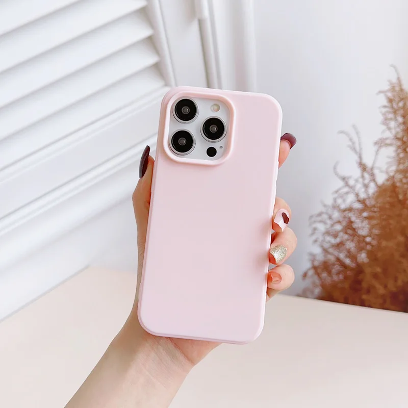 Vibrant Silicone Shockproof Phone Case - Soft Matte Finish