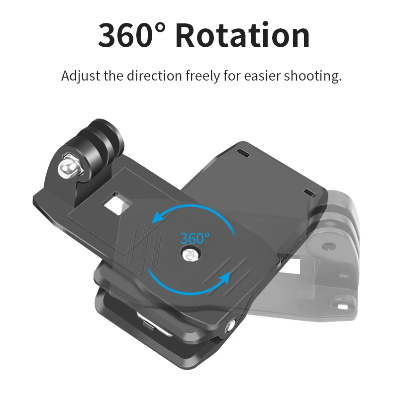 para Insta360 x3 x2 Acessórios de 360 Graus Rotativo Mochila Clipe Braçadeira Montagem para Insta 360 um x Esporte - Image 3