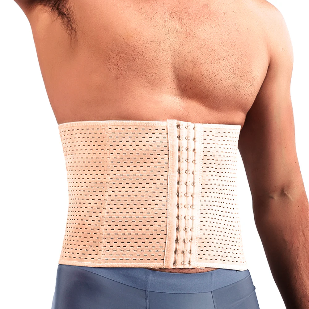 Männer Abnehmen Body Shaper Taille Trainer Trimmer Gürtel Korsett für Bauch Bauch Shaper Bauch-steuer Fitness Kompression Shapewear – Detail 4