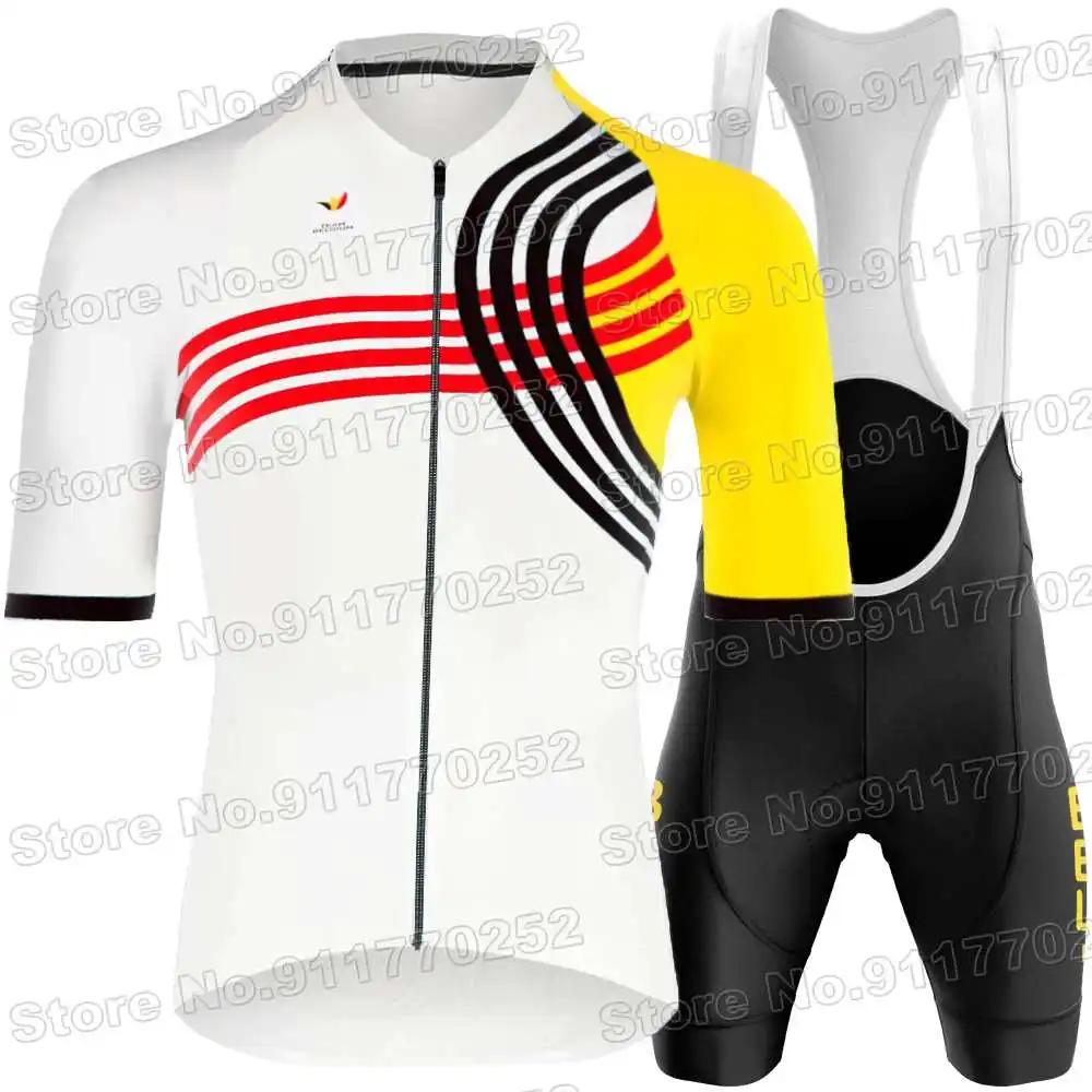 Cycling Jersey Set Cycling Suit Cycling Shirt Cycling Jersey BELGIAN NATIONAL TEAM Road Bike Clothing