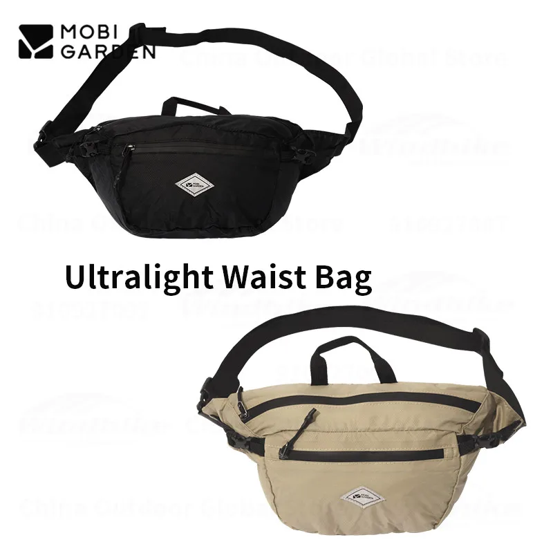 MOBI GARDEN Outdoor Travel Messenger Bag Portable Mini Pocket Bag Wallet Casual Sports Running Ultralight Waterproof Waist