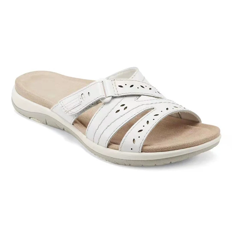 Vrouw Orthopedisch Comfortabel Premium Ronde Neus Sandalen Uitgehold Haak-En-Lus Ontwerp Сандали Ортопедические Schoenen Sandalias