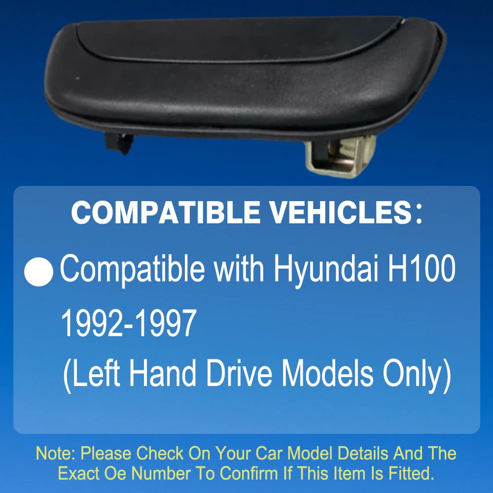 Auto-Türgriff vorne hinten links rechts außen schwarz für Hyundai H100 1992 1993 1994 1995 1996 1997 82650-4B000 82660-4B000 – Detail 21