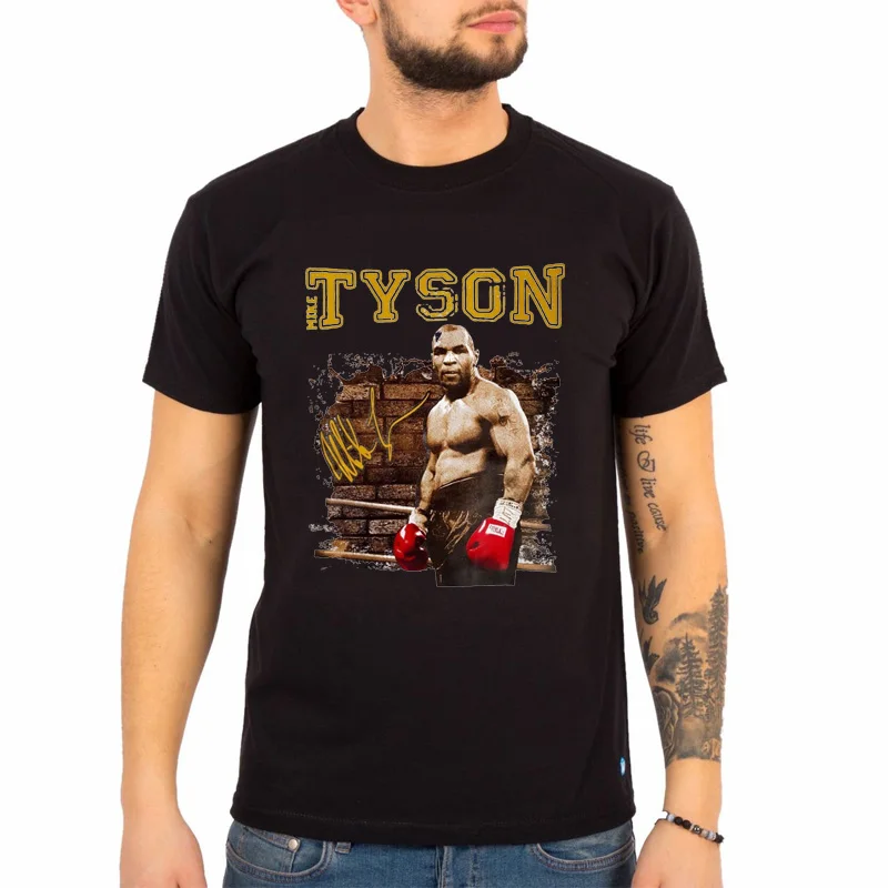 Iron Mike Boxing Champion Mike Tyson Fashion Boxing Fan T Shirt Donna Maschio Graphic Magliette Uomo Regalo Di Compleanno Abbigliamento Top