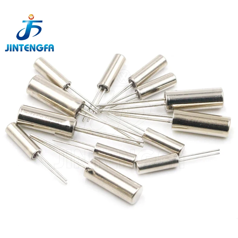32.768 KHZ 32.768K 3*8mm Cylinder Quartz Resonator 32.768KHZ Oscillator Quartz Crystal 12.5pF &plusmn;10ppm 10PCS/Lot quartz resonator