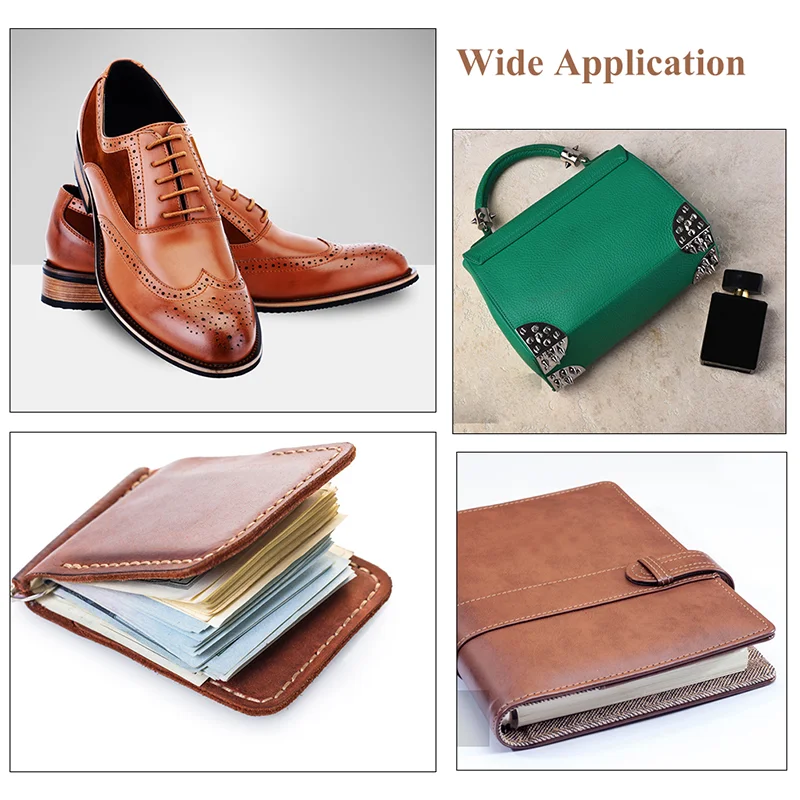 Set Punzoni Per Pelle 4mm - 4 Pezzi Con 1/2/4/6 Denti, Per Cucito Cuoio Fai Da Te - Foto 2