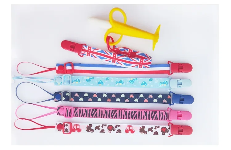 Adjustable Baby Pacifier Clip Chain Dummy Clip Nipple Holder Children Nipple Feeding Teether Chian Anti-drop Rope