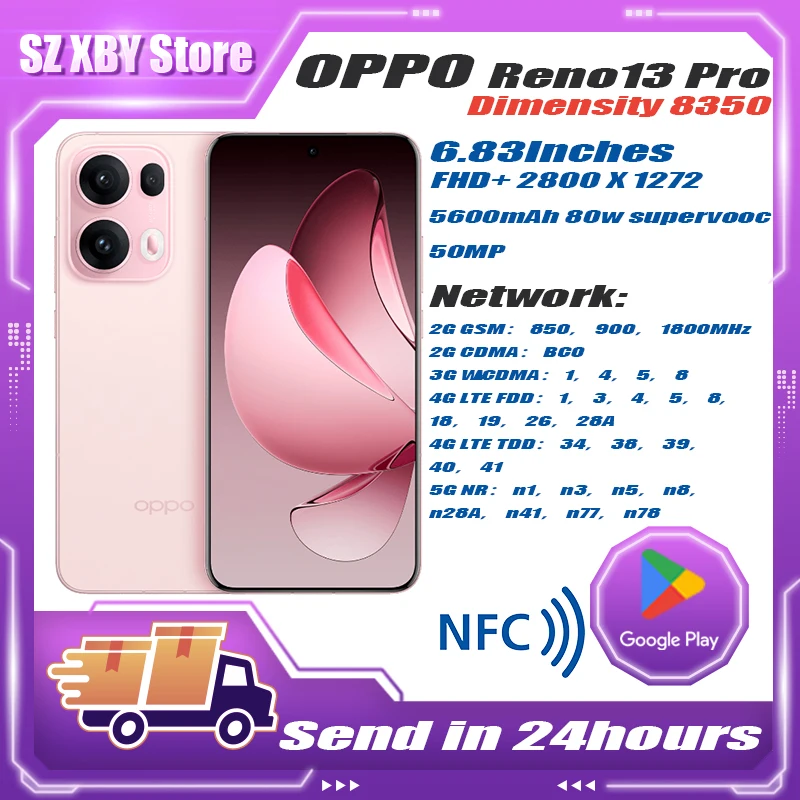 Original OPPO Reno 13 Pro Dimensity 8350 50MP Rear Camera OIS 6.83