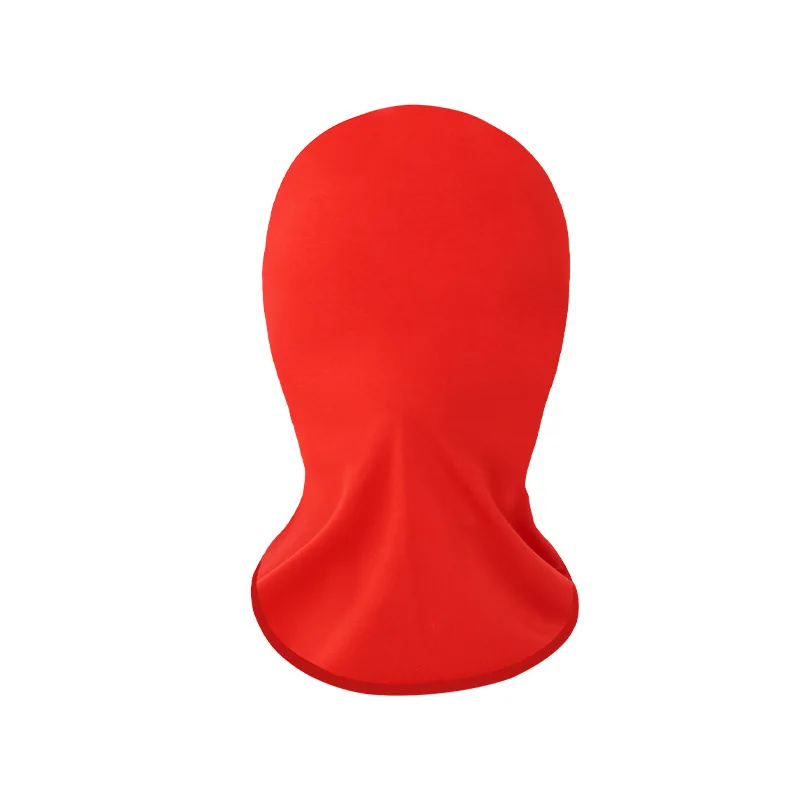 Breathable Translucent Full Face Mask for Summer – Elastic Ice Silk Halloween Headgear